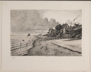 Paisaje costero en Hellebæk de Jensen