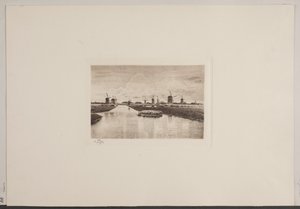 En Kinderdijk en Holanda