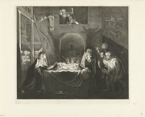Adoración de los pastores de Jeremias Falck