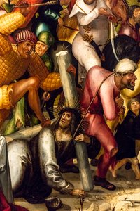 Llevando la Cruz, c. 1515 (Témpera y óleo sobre madera de conífera)