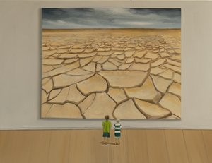 Sin agua, 2019 (óleo sobre lienzo) de Jerome Glomaud