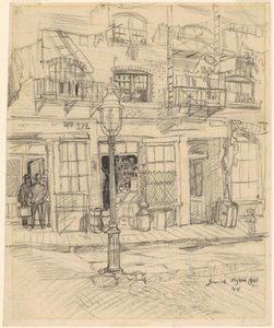 Escena de Calle en Nueva York de Jerome Myers