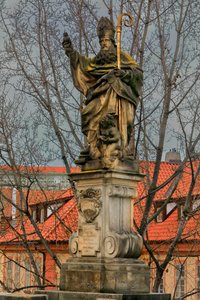 Estatua de San Agustín de Hipona en el Puente de Carlos de Jeronym (1632 1709) Kohl
