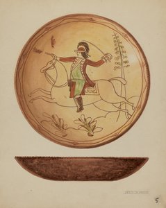 Plato de pastel alemán de Pensilvania, c. 1937 de Jessica Price