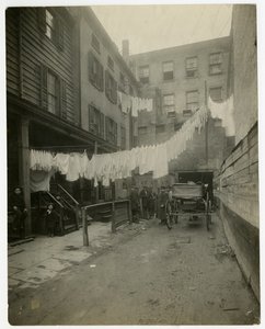 11 Christopher Street, Greenwich Village, Nueva York, EE.UU., c.1917-20 de Jessie Tarbox Beals