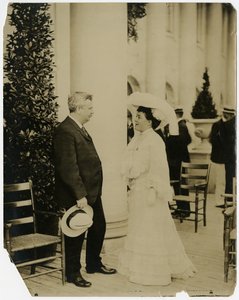 Sra. Norman Mack, Gobernador Odell, Exposición de San Luis 1903