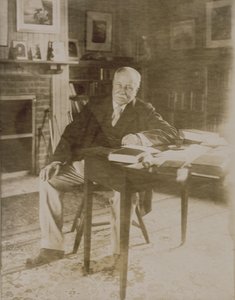 Retrato de William Dean Howells (1837-1920) 1918-20 de Jessie Tarbox Beals