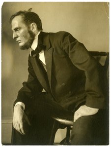 William Raoul del Liberal Club como Abraham Lincoln, c.1905-13 de Jessie Tarbox Beals