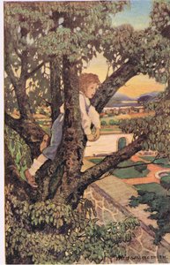 Un niño en un árbol, de "A Child