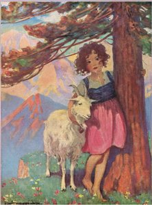Heidi (litografía en color)