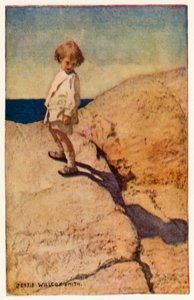 Mi sombra (litografía en color) de Jessie Willcox Smith