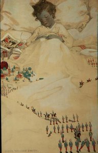 El país del contrapicado (litografía en color) de Jessie Willcox Smith
