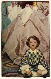 La pequeña tierra (litografía en color) de Jessie Willcox Smith