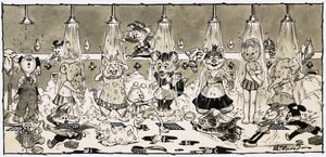 Animales duchándose de Jesus Blasco