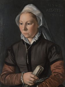 Retrato de una joven, 1562 de Joachim Beuckelaer