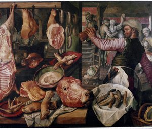 Carnicería. (Mercado de carne). Particular