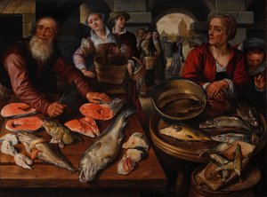 Mercado de Pescado, 1568 de Joachim Beuckelaer