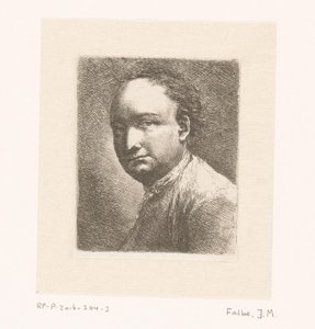 Retrato del pintor Johann Harper de Joachim Martin Falbe