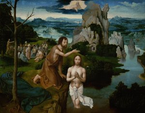 El Bautismo de Cristo de Joachim Patinir
