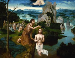 El bautismo de Cristo