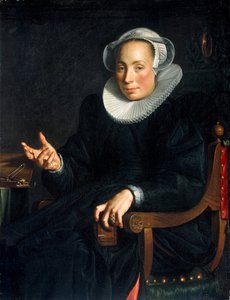Retrato de Christina Wtewael van Halen 1568-1629, 1601