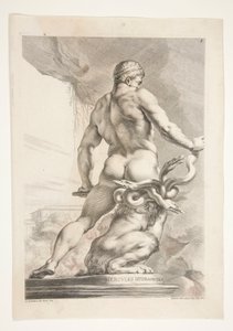 Hercules Hydramuvince (Hércules y la Hidra) de Joachim von Sandrart