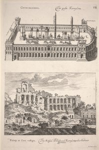 Ilustración de "Des Alten und Neuen Roms Grosser Schau-Platz" de Joachim von Sandrart de Joachim von Sandrart