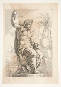 Júpiter Olimpio, de la escultura antigua de Joachim von Sandrart