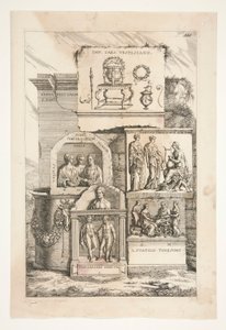 Relieves Romanos con Inscripciones de Joachim von Sandrart