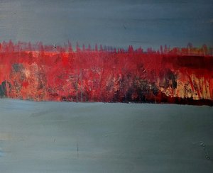 Horizonte abstracto y ardiente de Joackim Schou Dahle