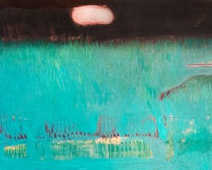 Campo verde a la luz de la luna de Joackim Schou Dahle