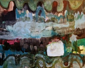 Paisaje abstracto lleno de colorido de Joackim Schou Dahle