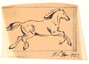 Caballo galopando de Joakim Frederik Skovgaard