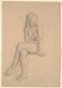 Eva sentada de Joakim Frederik Skovgaard