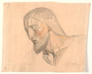 Estudio de cabeza de Joakim Frederik Skovgaard