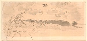 Boceto para "La alondra" de Joakim Frederik Skovgaard