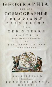 Atlas Maior, sive cosmografphiae Blaviana, atlas de Joan Blaeu