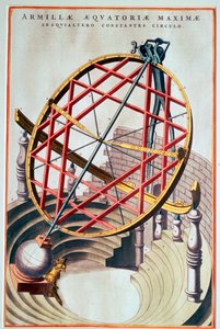 El armilar ecuatorial de Tycho Brahe, siglo XVI de Joan Blaeu