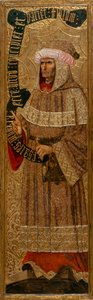 Isaías - Isaías - Pintura de Joan Gasco (activo 1500-1529) - c. 1500 - Témpera sobre tabla - 226,9x64,7 - Museu Nacional d