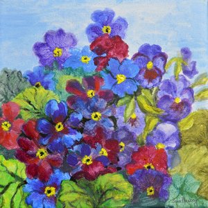 Prímulas Azules, 2017 de Joan Thewsey