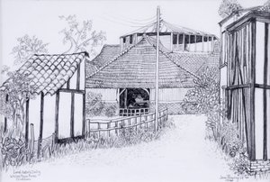 Lechería de Lord Astor, White Place Farm, Cookham 2012 de Joan Thewsey