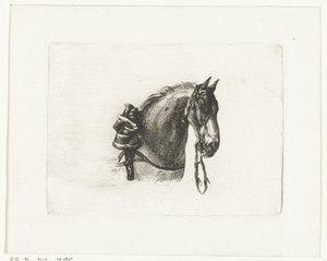 Cabeza de caballo a la derecha Cabezas de caballo después de Dirk Langendijk (título de la serie) de Joannes Bemme