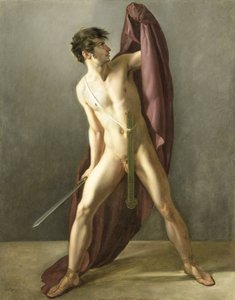 Guerrero con espada desenvainada de Joannes Echarius Carolus Alberti