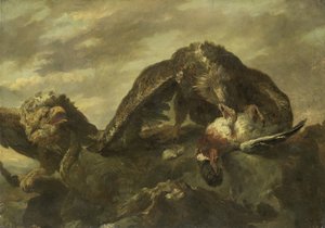 Águilas en los acantilados de Joannes Fijt (copy after)