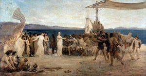 Fundación de Marsella en 600 a.C. - Las bodas de Protis y Gyptis de Joanny Rave