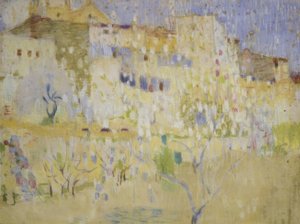 Flores de almendro de Joaquim Mir i Trinxet