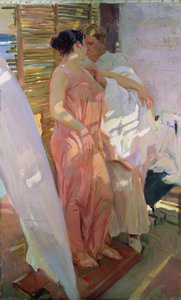 Después del baño de Joaquin Sorolla y Bastida