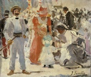 En la feria de Joaquín Sorolla