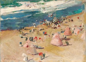 Playa en Biarritz, 1906