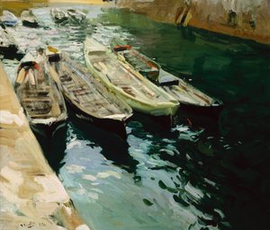Pescadores, Zarautz, cerca de San Sebastián de Joaquin Sorolla y Bastida